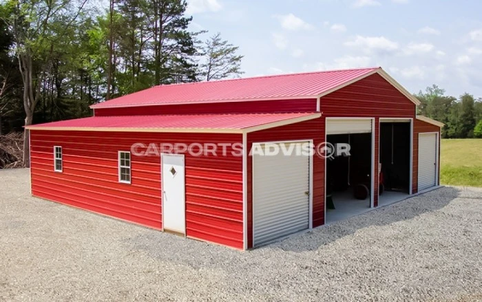 44x36x12 Step Down Verticle Roof Barn