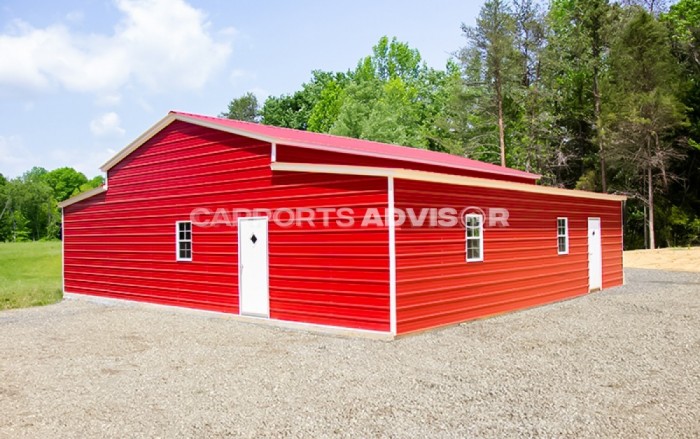 44x36x12_Step_Down_Verticle_Roof_Barn 3