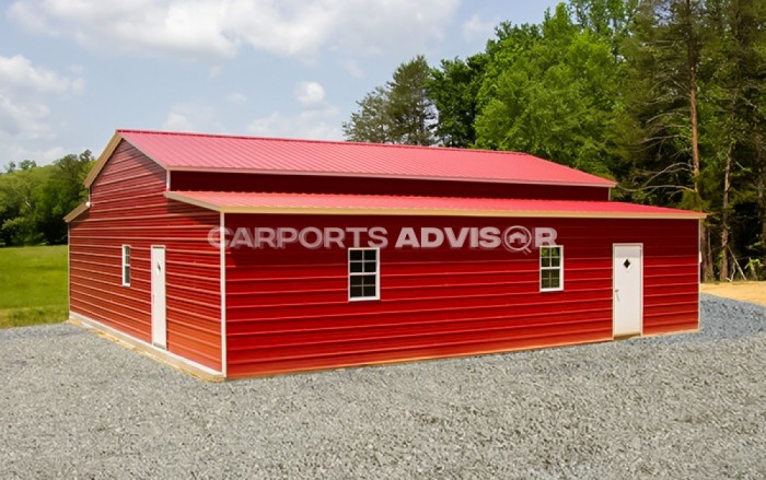 44x36x12_Step_Down_Verticle_Roof_Barn 4