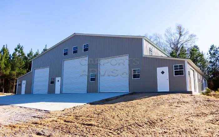 84x52x16 Commercial Metal Barn