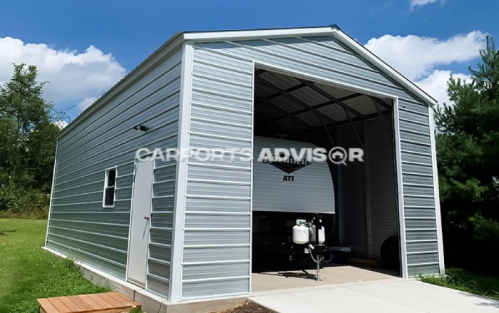 20x35x12 Rv Carport Structure