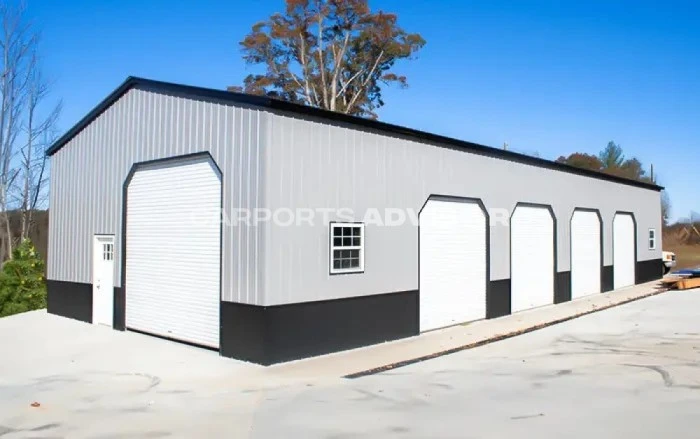 30x72x15 Two Tone Vertical Metal Building