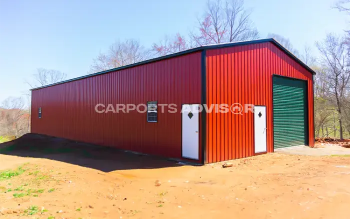 36x52x16 Commercial Metal Building