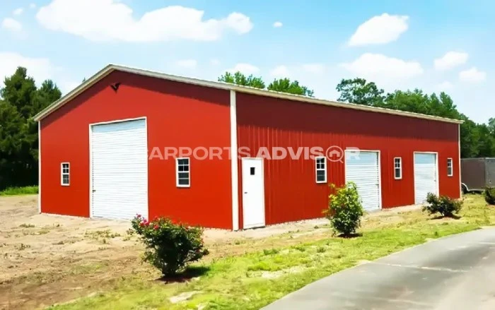 40' x 50' x 14'  Commercial Steel Garages