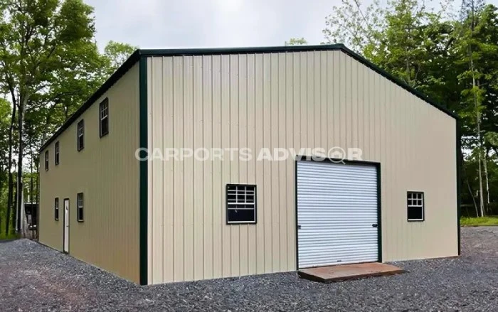 40x50x16 Steel Garage Building