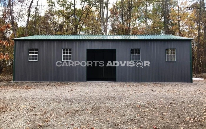 40' x 60' x 12' Vertical Enclosed Workshop