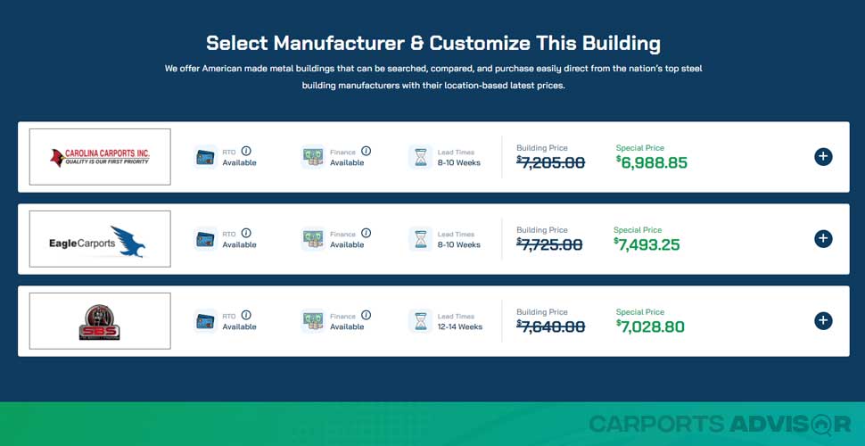 Select Your Manufacturer