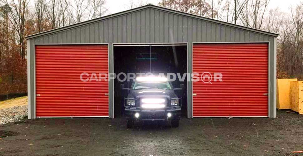metal rv garage
