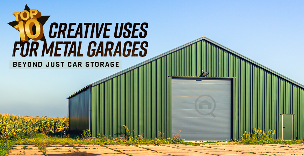 top 10 creative uses for metal garages beyond just car storage