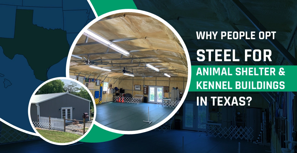 Why People Opt Steel For Animal Shelter & Kennel Buildings In Texas?