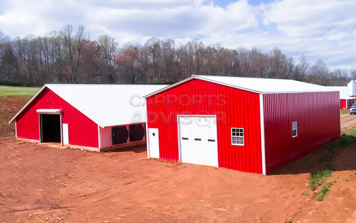 26′ x 36′ x 15′ Steel Garage