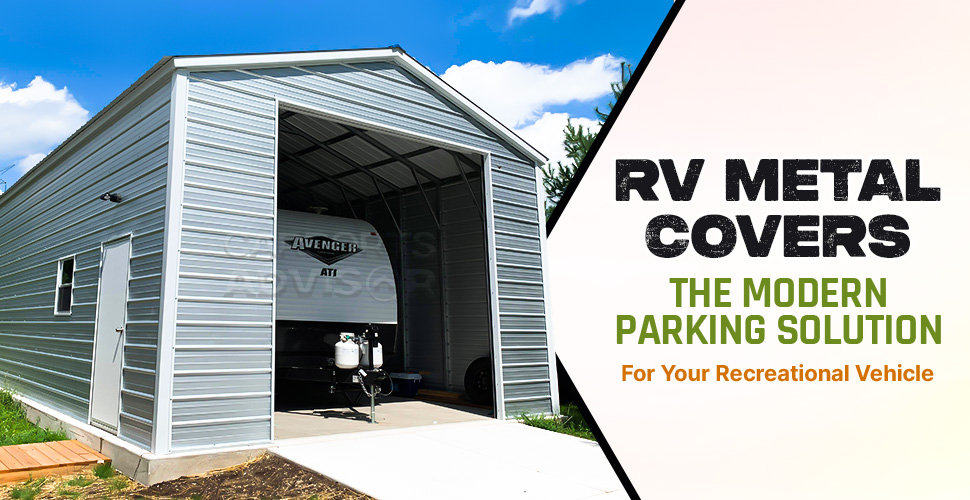 rv metal covers the modern parking solution for your recreational vehicle