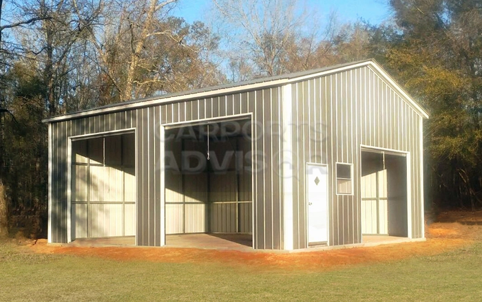 22′ x 30′ x 12′ Side Entry Metal Garage