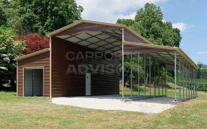 38' x 40' x 14' Steel Barn