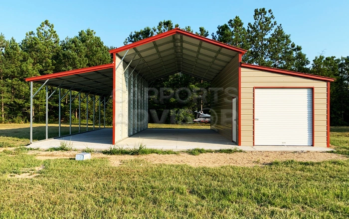 42' x 40' x 13' Steel Barn