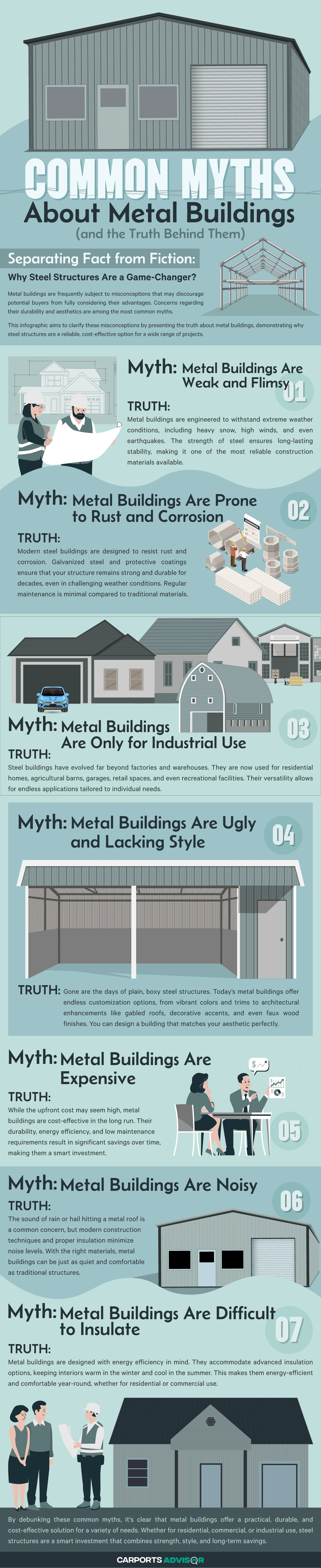 Common Myths About Metal Buildings (And The Truth Behind Them)