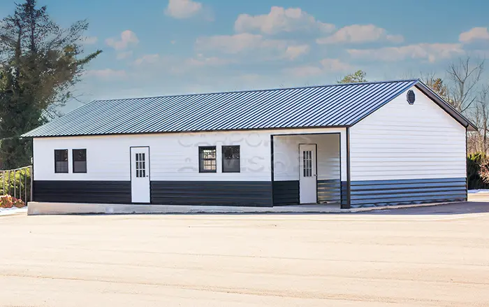 24' x 50' x 9' Dual Tone Steel Building