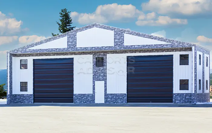 60' x 24' x 14' Commercial Building with Printed Walls