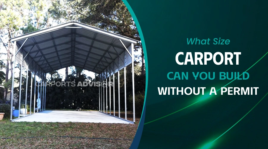 Carport size without permit