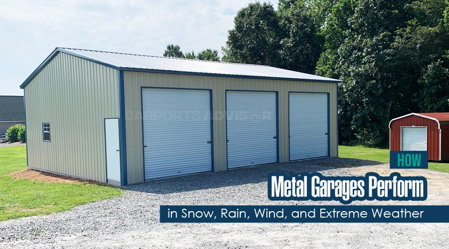 Metal Garages in Harsh Weather