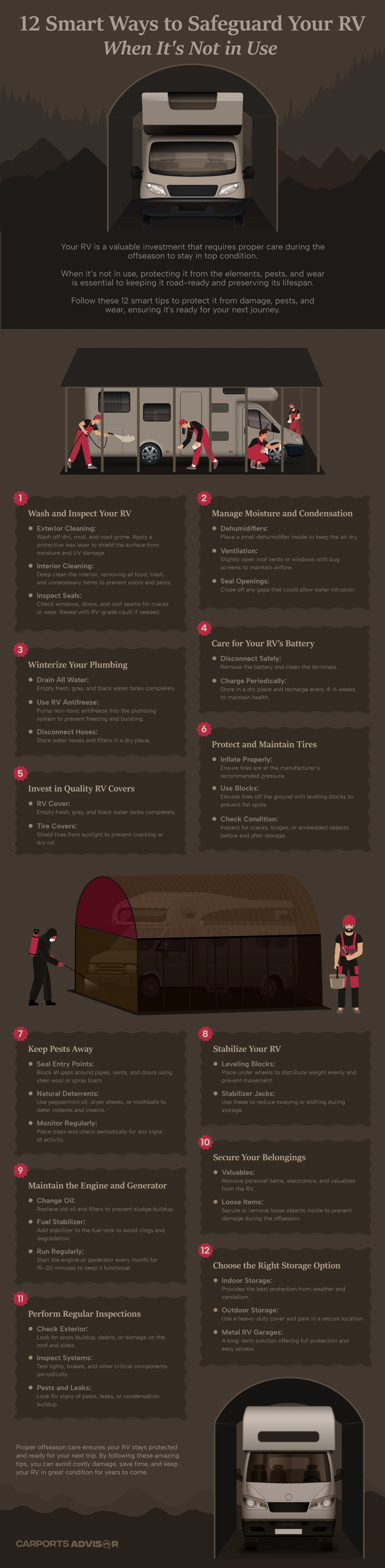 12 Smart Ways To Safeguard Your RV When It's Not In Use