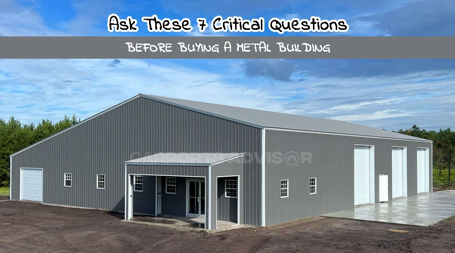 Metal Building Buying Questions Checklist