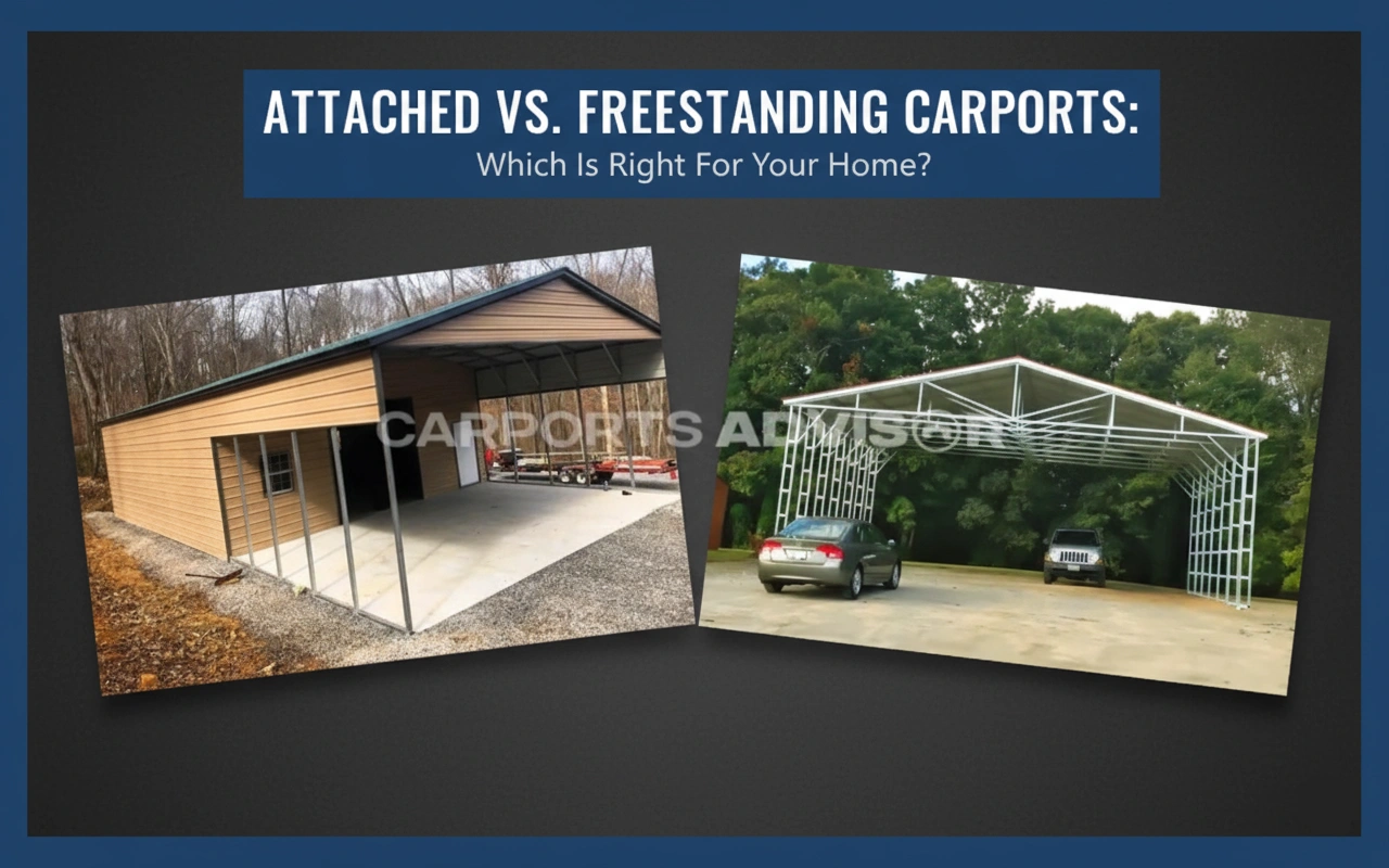 Attached Vs. Freestanding Carports