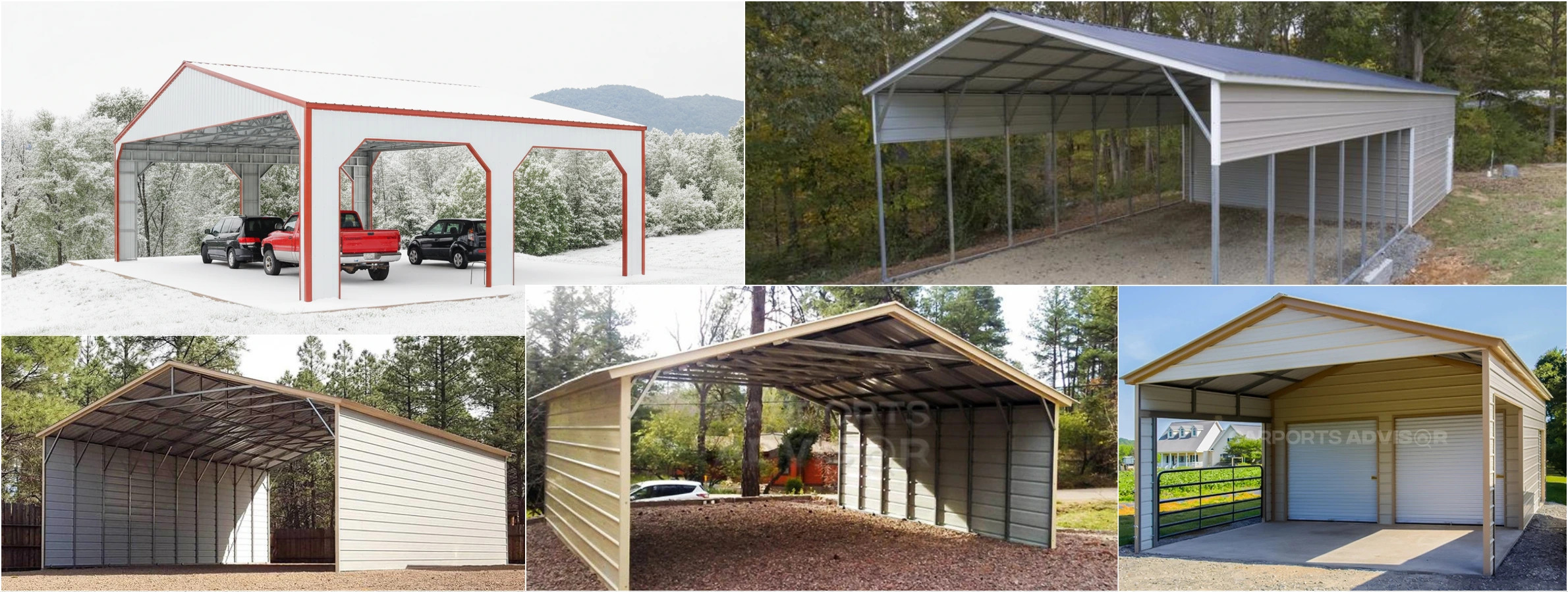 Types of Metal Carports
