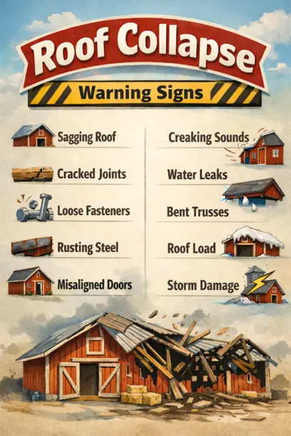 Roof Collapse Warning Signs