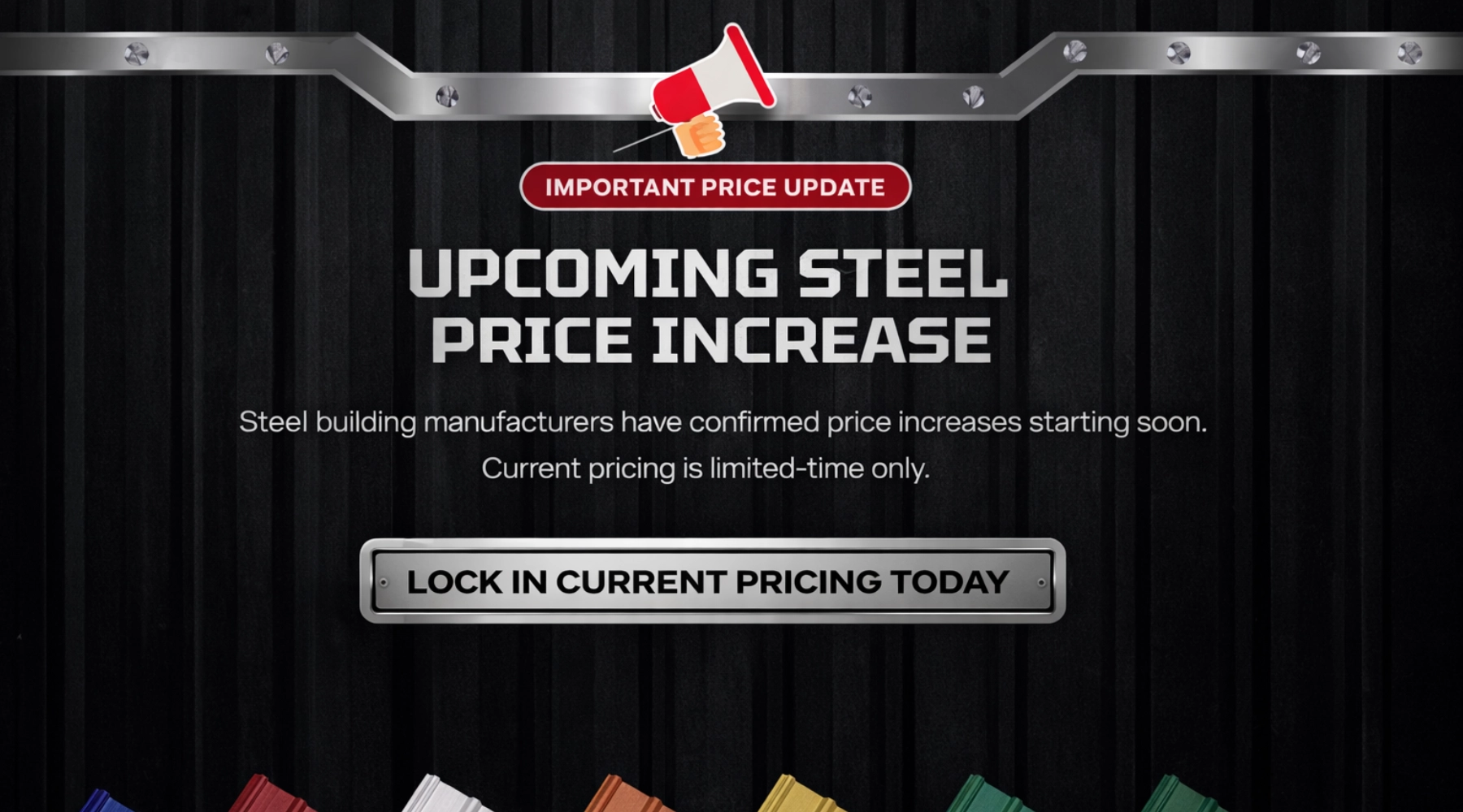Metal Building Prices Rising